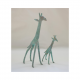 Giraffe bronze artefact large and small | Nancy Design